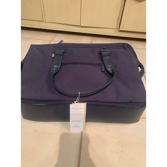 BEIS Handbags - NWT BEIS Weekender bag in Navy Blue